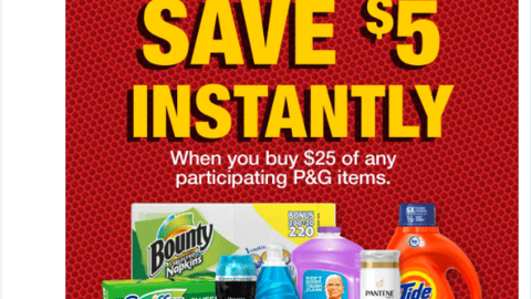 Jewel-Osco P&G 'Here's Your Chance' Twitter Update